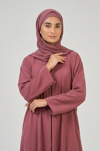 Dusty Rose Essential Abaya
