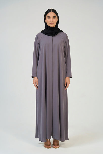 Smoky Lavender Essential Abaya