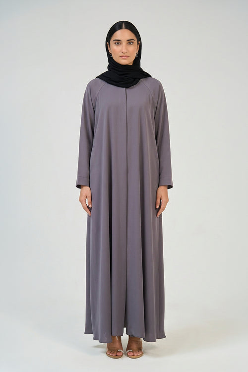 Smoky Lavender Essential Abaya