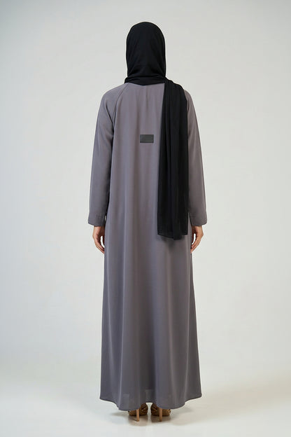 Smoky Lavender Essential Abaya