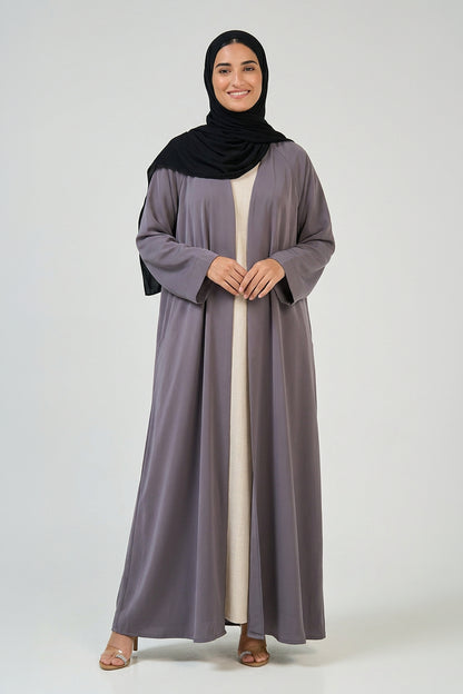 Smoky Lavender Essential Abaya