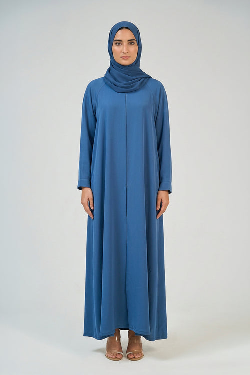 Ocean Blue Essential Abaya
