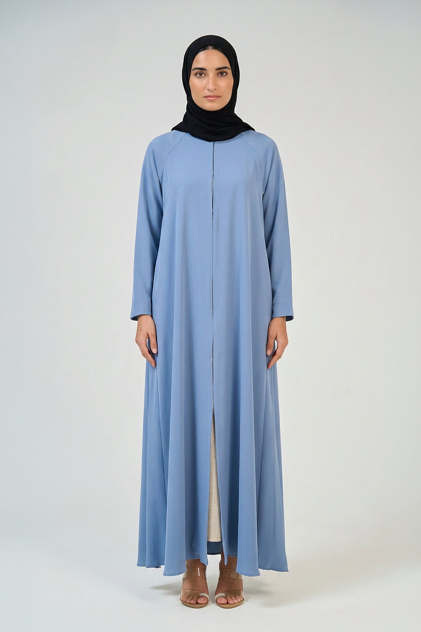 Sky Blue Essential Abaya