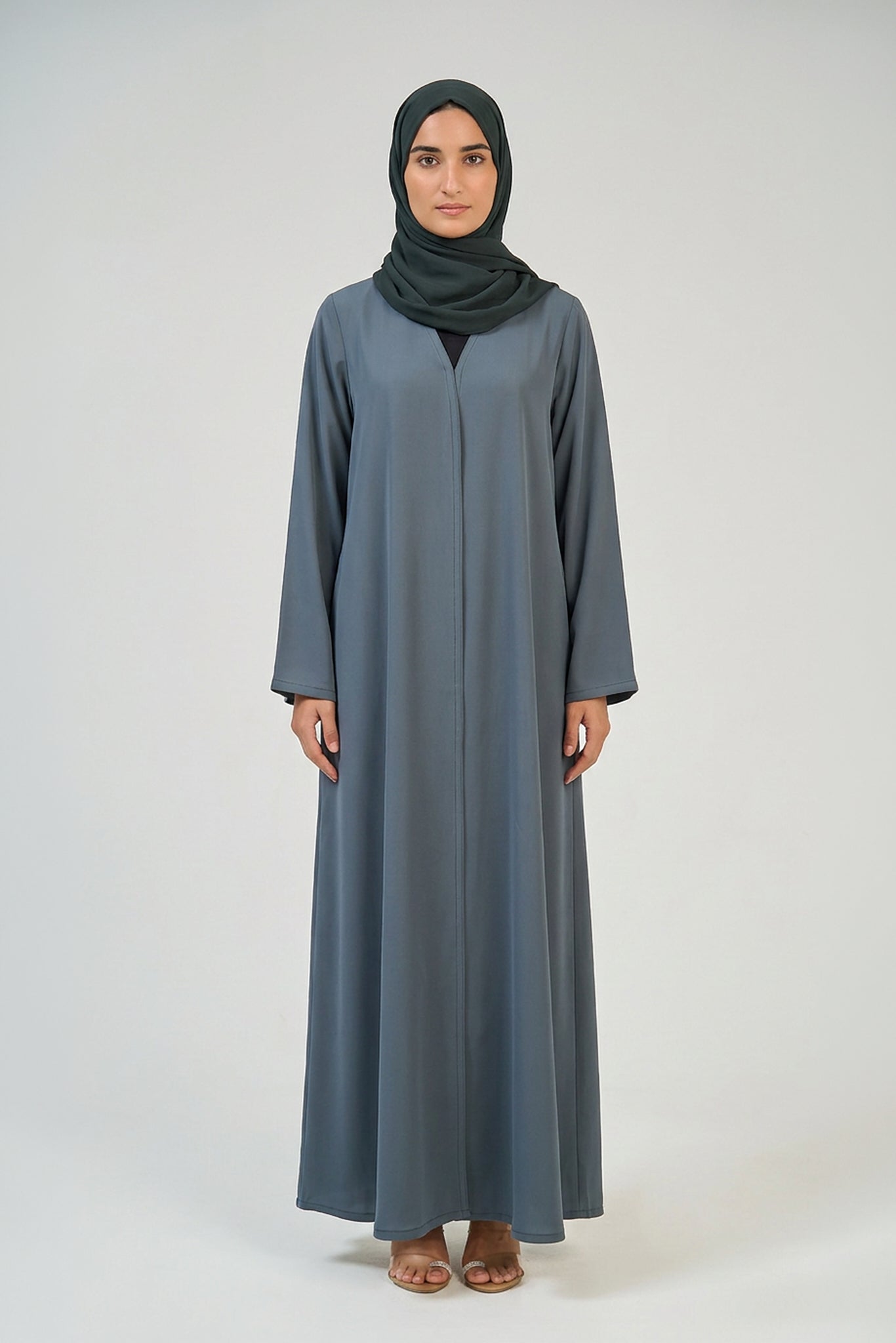 Steel Blue Essential Abaya