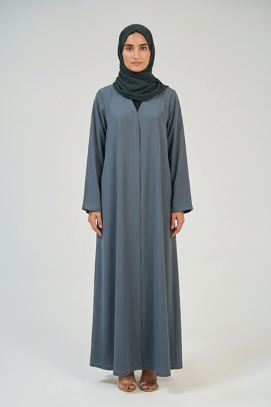 Steel Blue Classic Essential Abaya