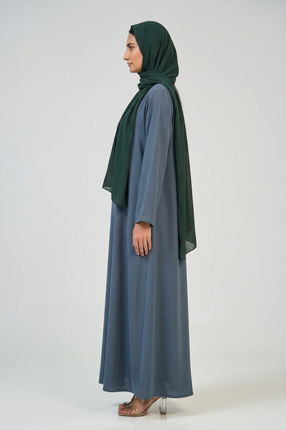 Steel Blue Essential Abaya