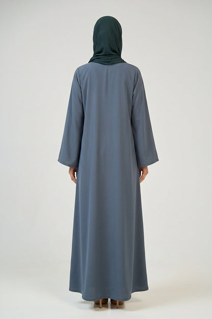 Steel Blue Essential Abaya