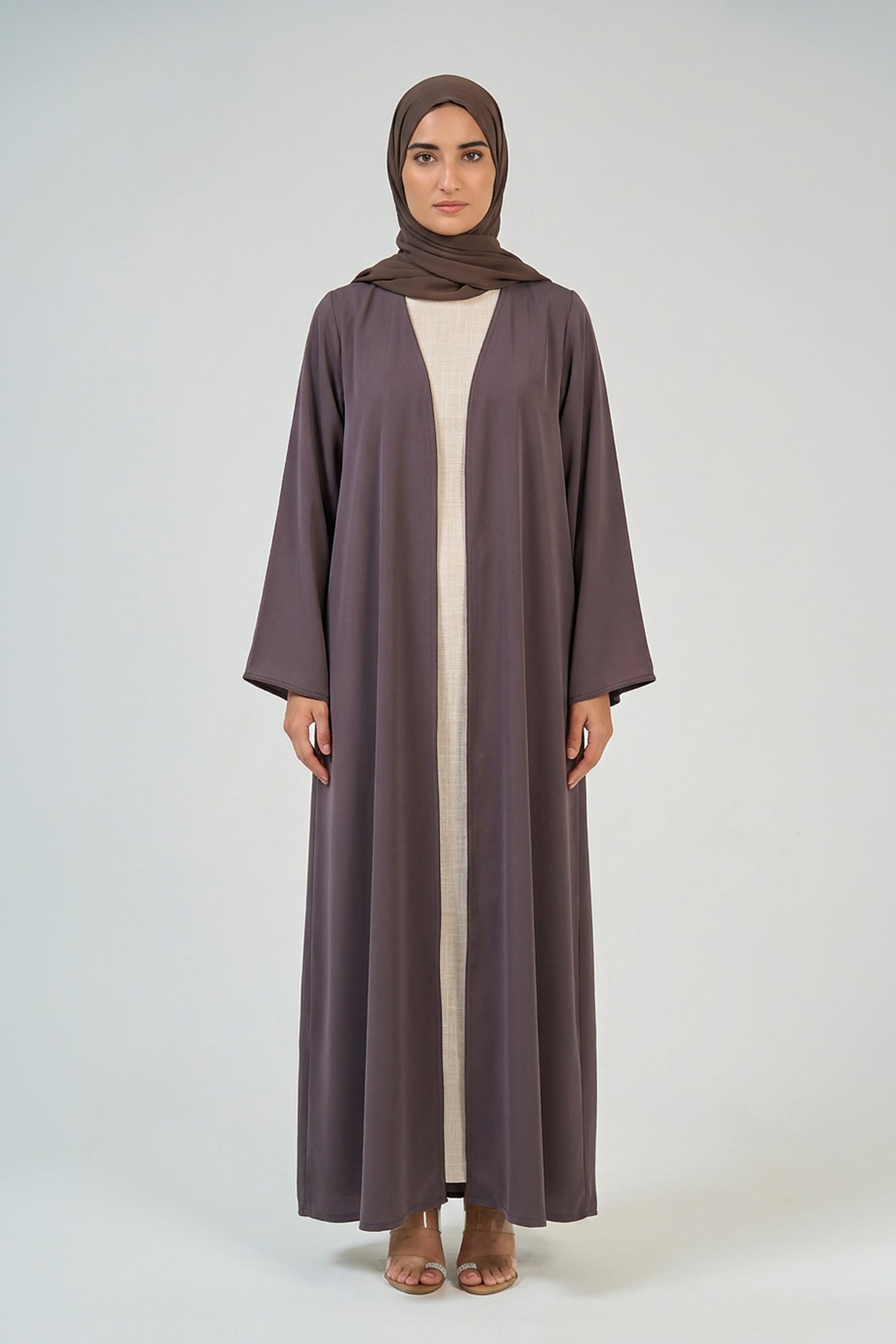 Mocha Taupe Essential Abaya