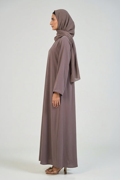 Mocha Taupe Essential Abaya
