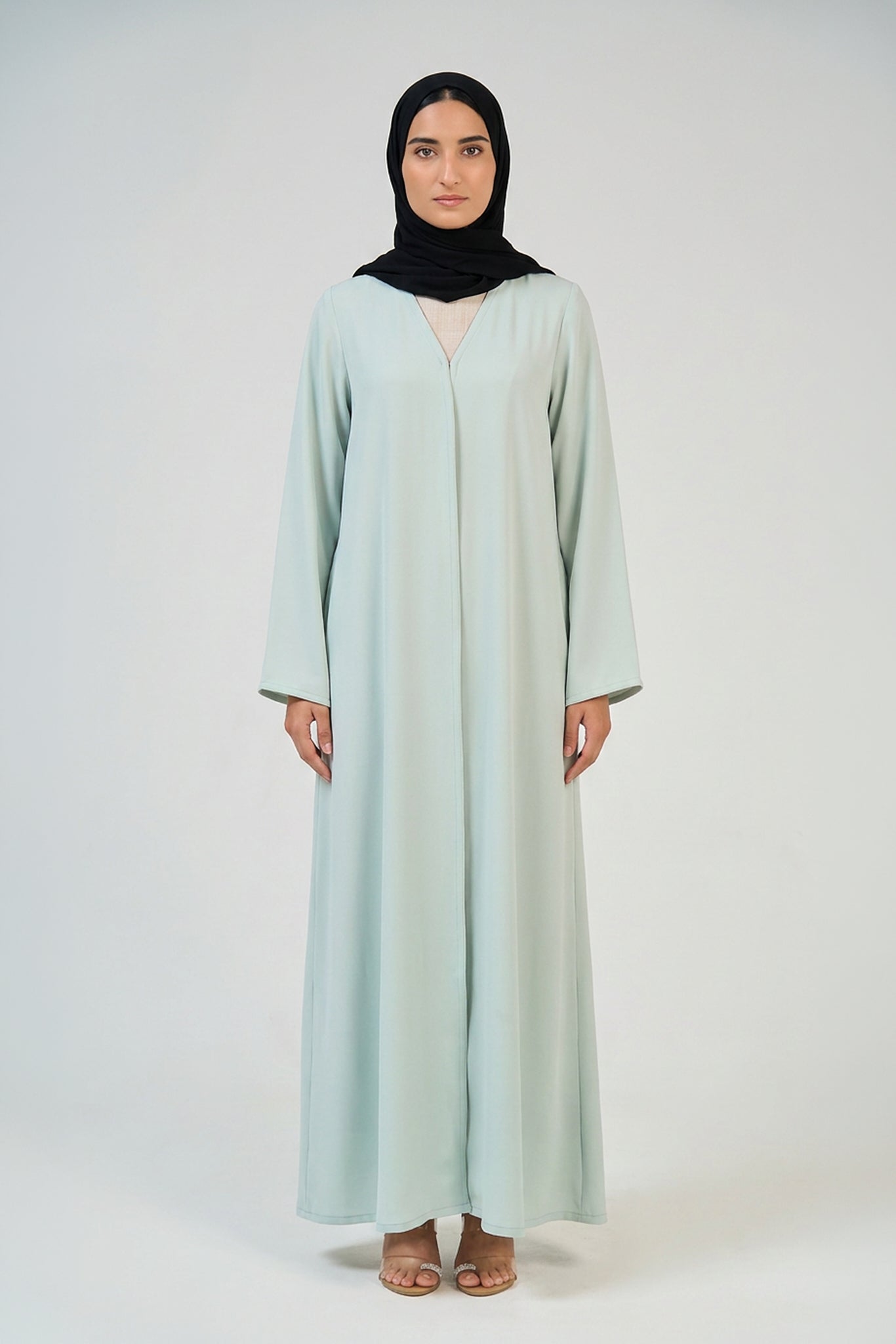 Mint Whisper Essential Abaya