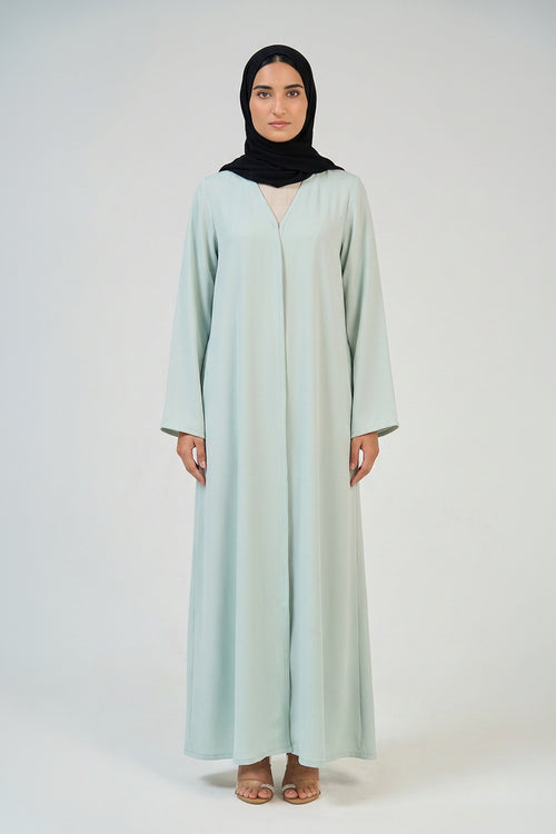 Mint Whisper Essential Abaya
