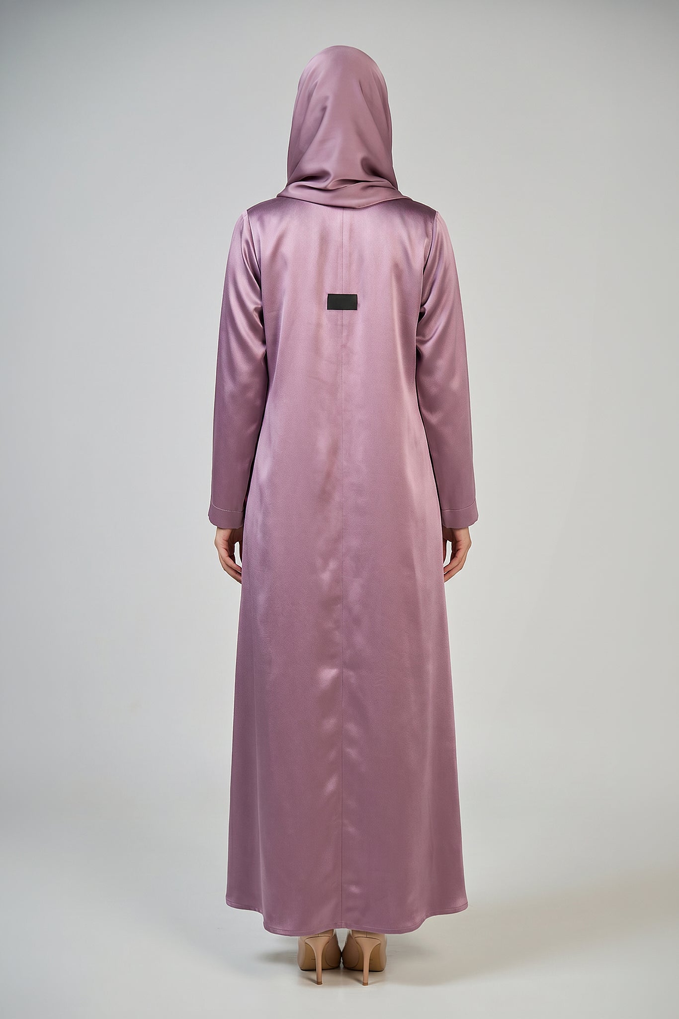 Lavender Blossom Embroidered Abaya