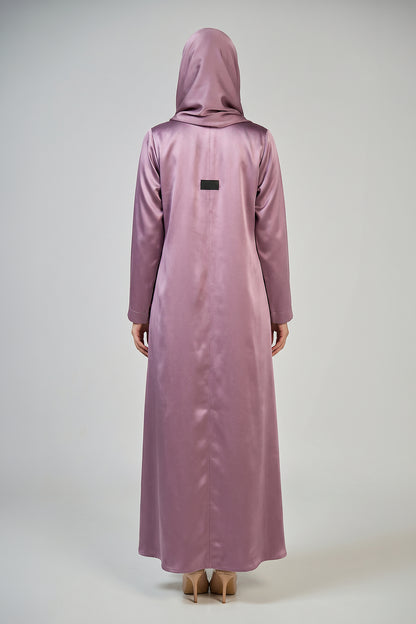 Lavender Blossom Embroidered Abaya