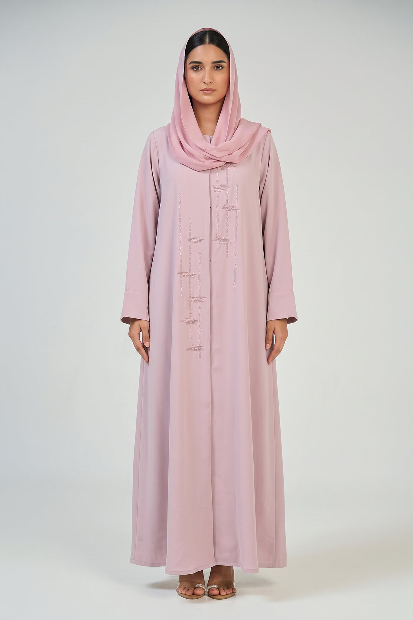 Blush Harmony Abaya