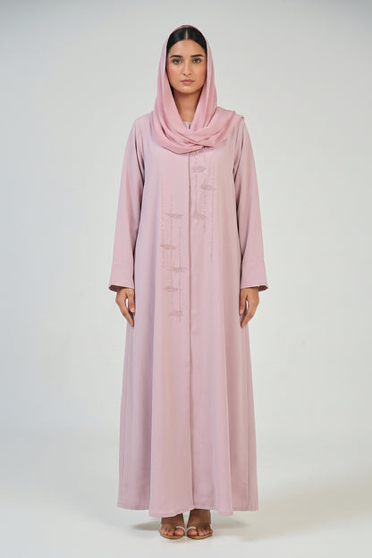 Blush Harmony Abaya