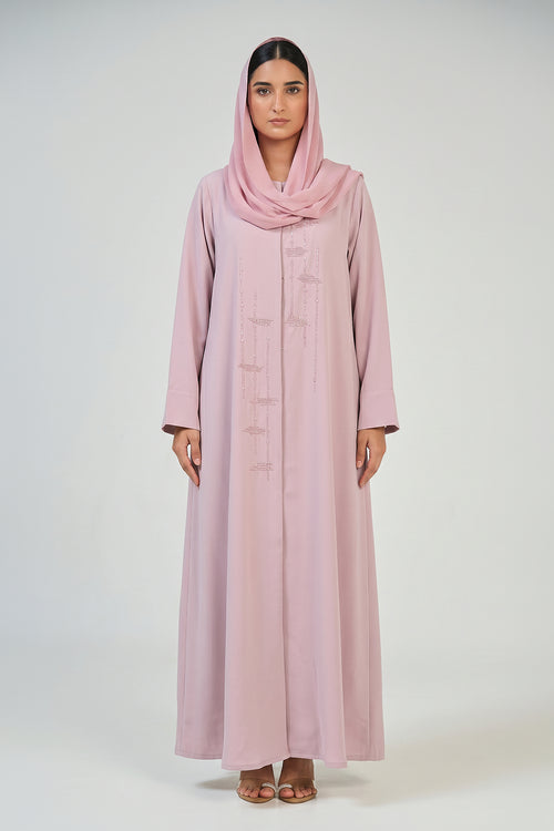 Blush Harmony Abaya