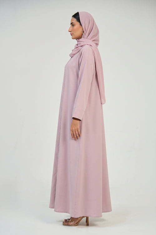 Blush Harmony Abaya – hover image