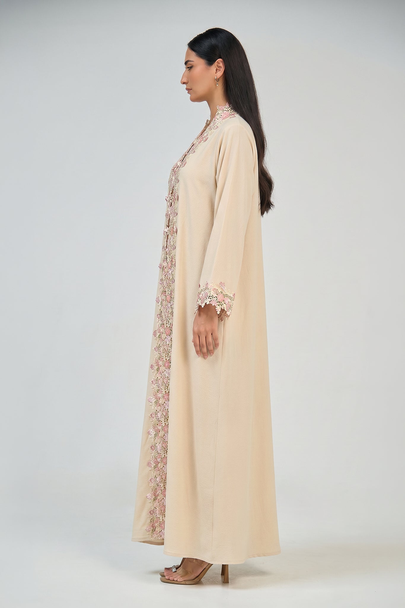 Blossom Lace Abaya