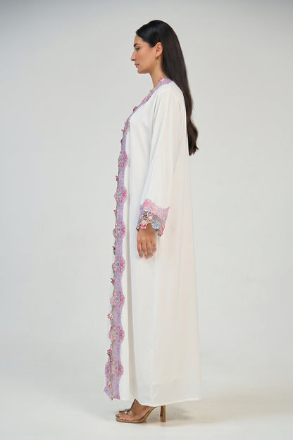 Roselle Lace Abaya