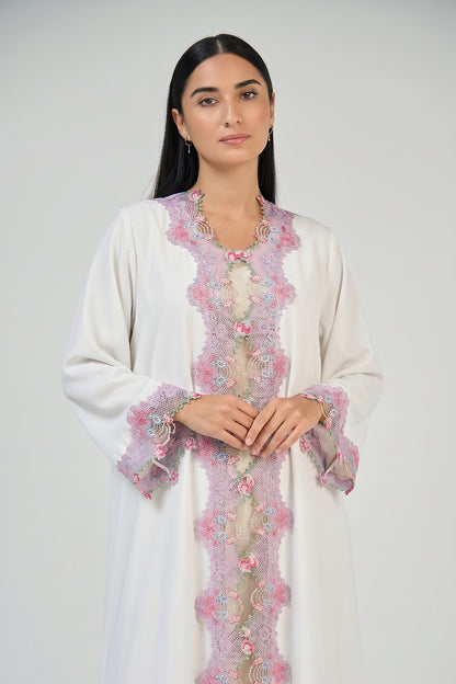 Roselle Lace Abaya