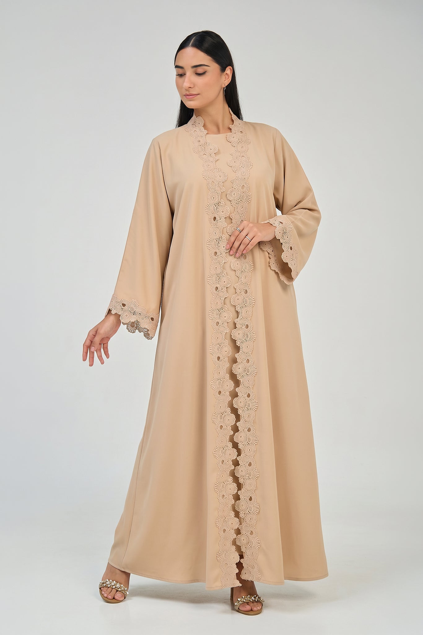 Sand Dune Lace Abaya
