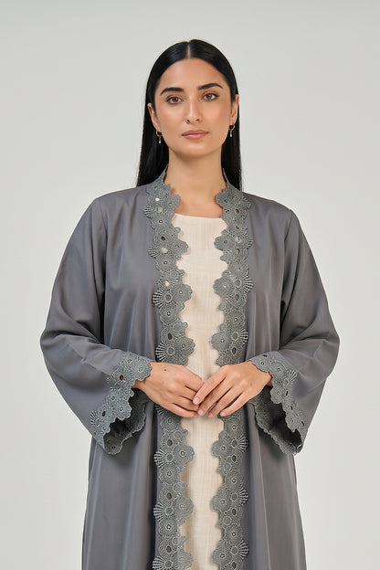 Moonstone Lace Abaya Set