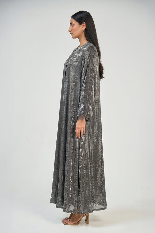 Moonstone Shimmer Abaya – hover image