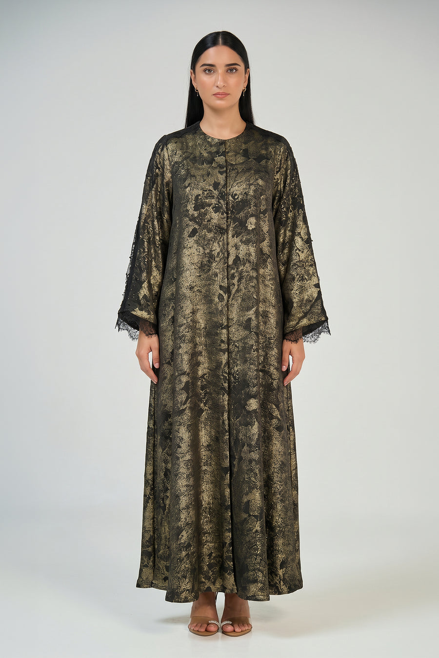 Golden Eclipse Abaya