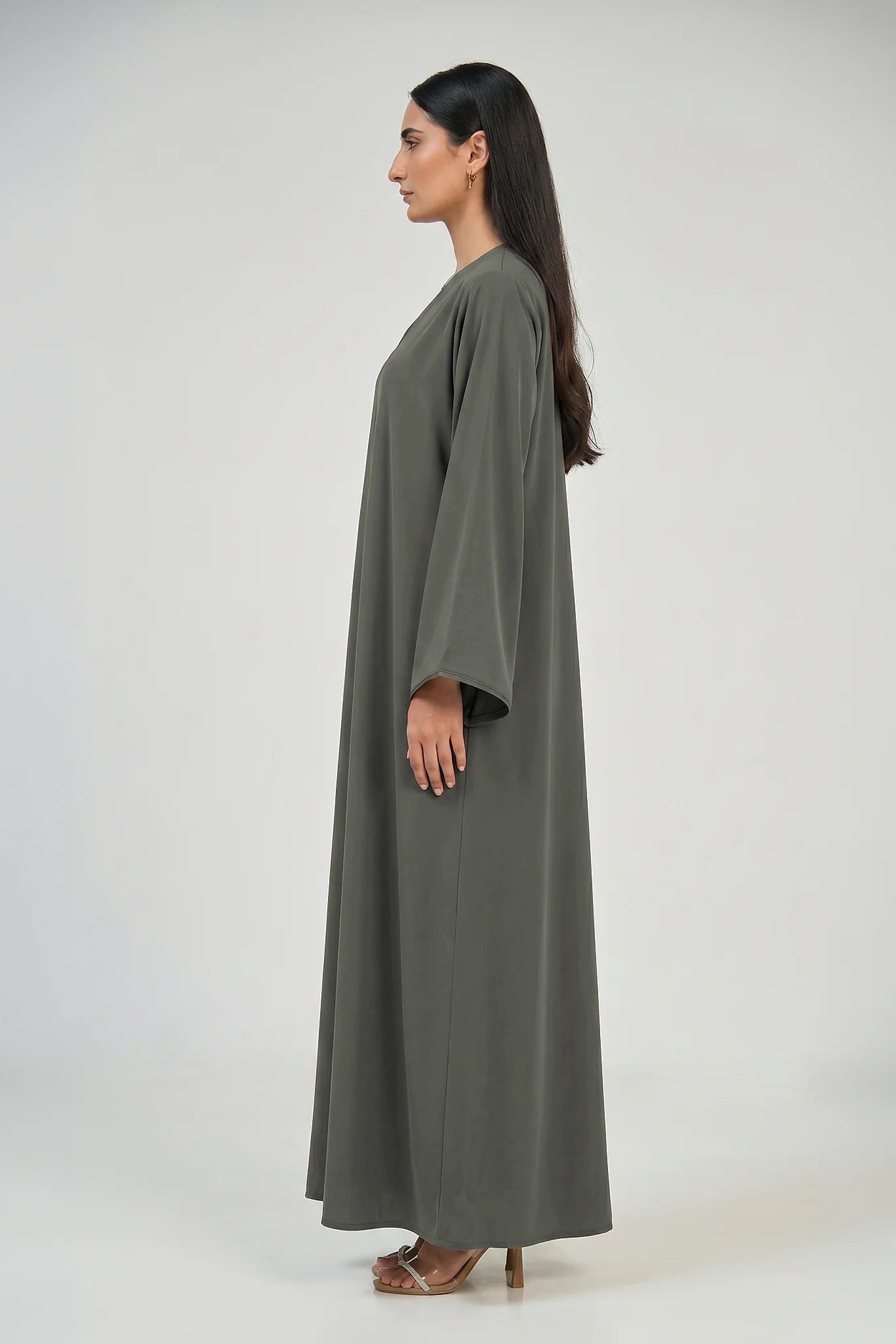 Taupe Essence Abaya