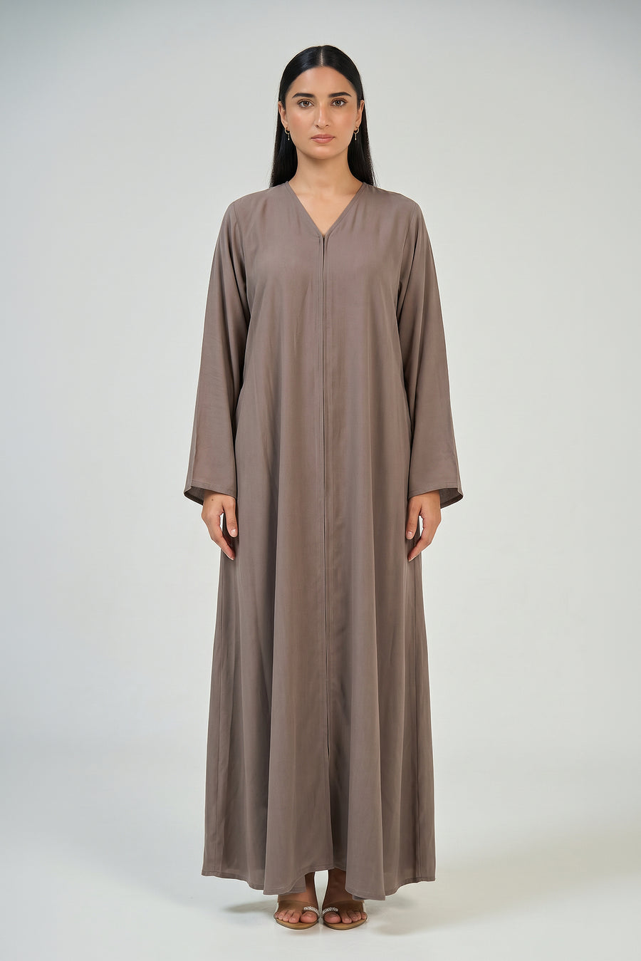 Desert Taupe Drape Essential Abaya