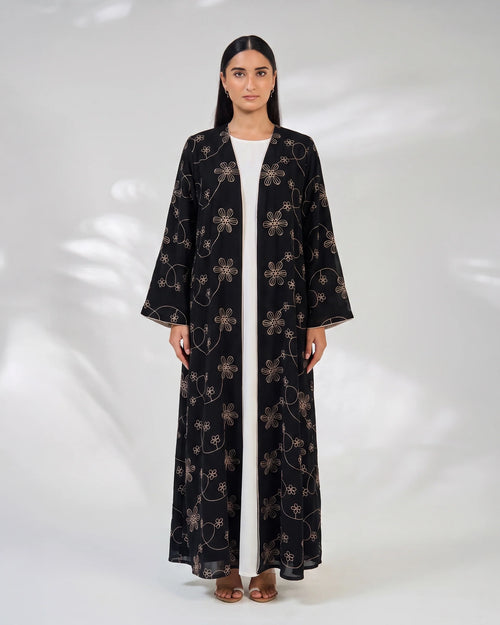 Botanical Whisper Abaya