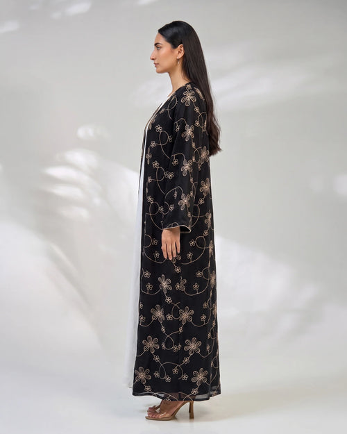 Botanical Whisper Abaya – hover image