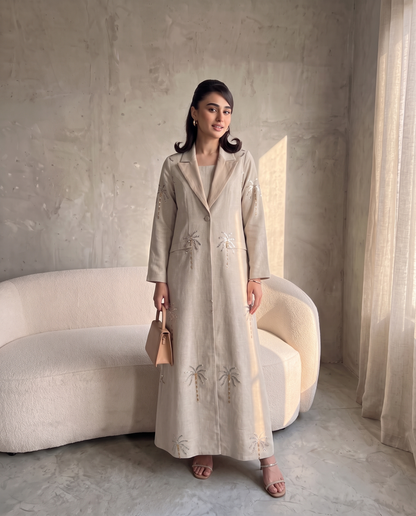 Palm Crest Blazer Abaya