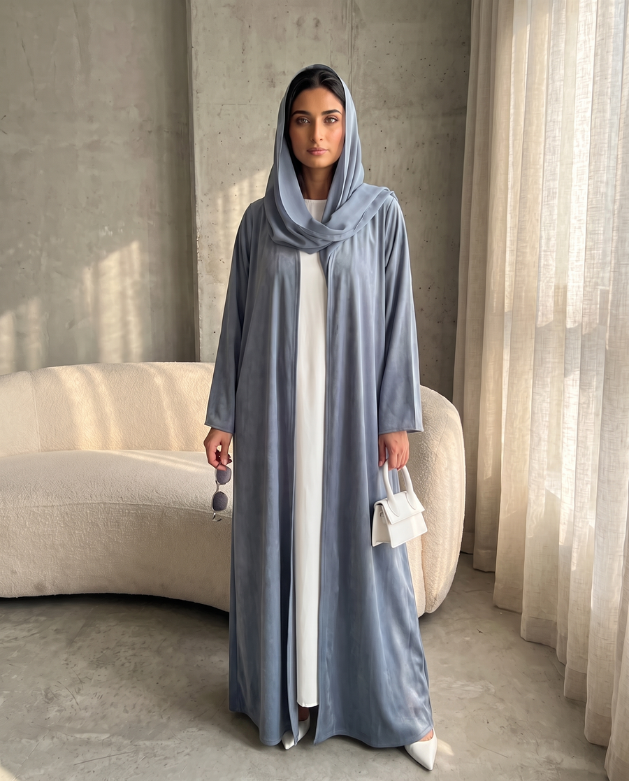 Mist Blue Essential Abaya