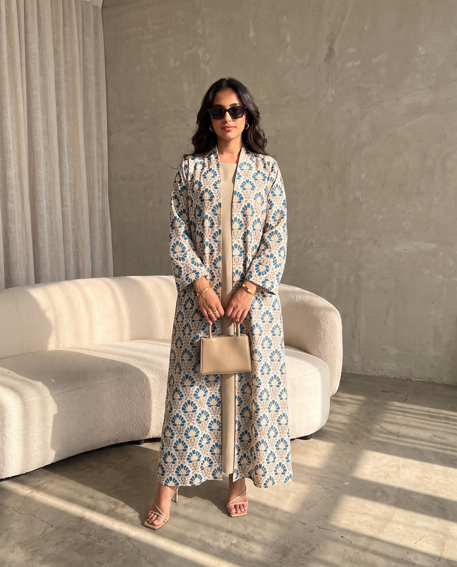 Azure Garden Abaya