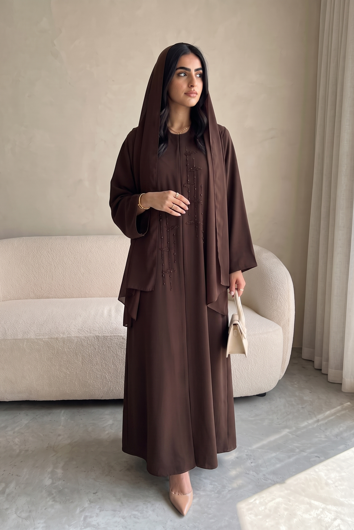 Cedar Blush Harmony Abaya