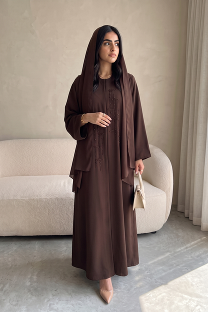 Cedar Blush Harmony Abaya