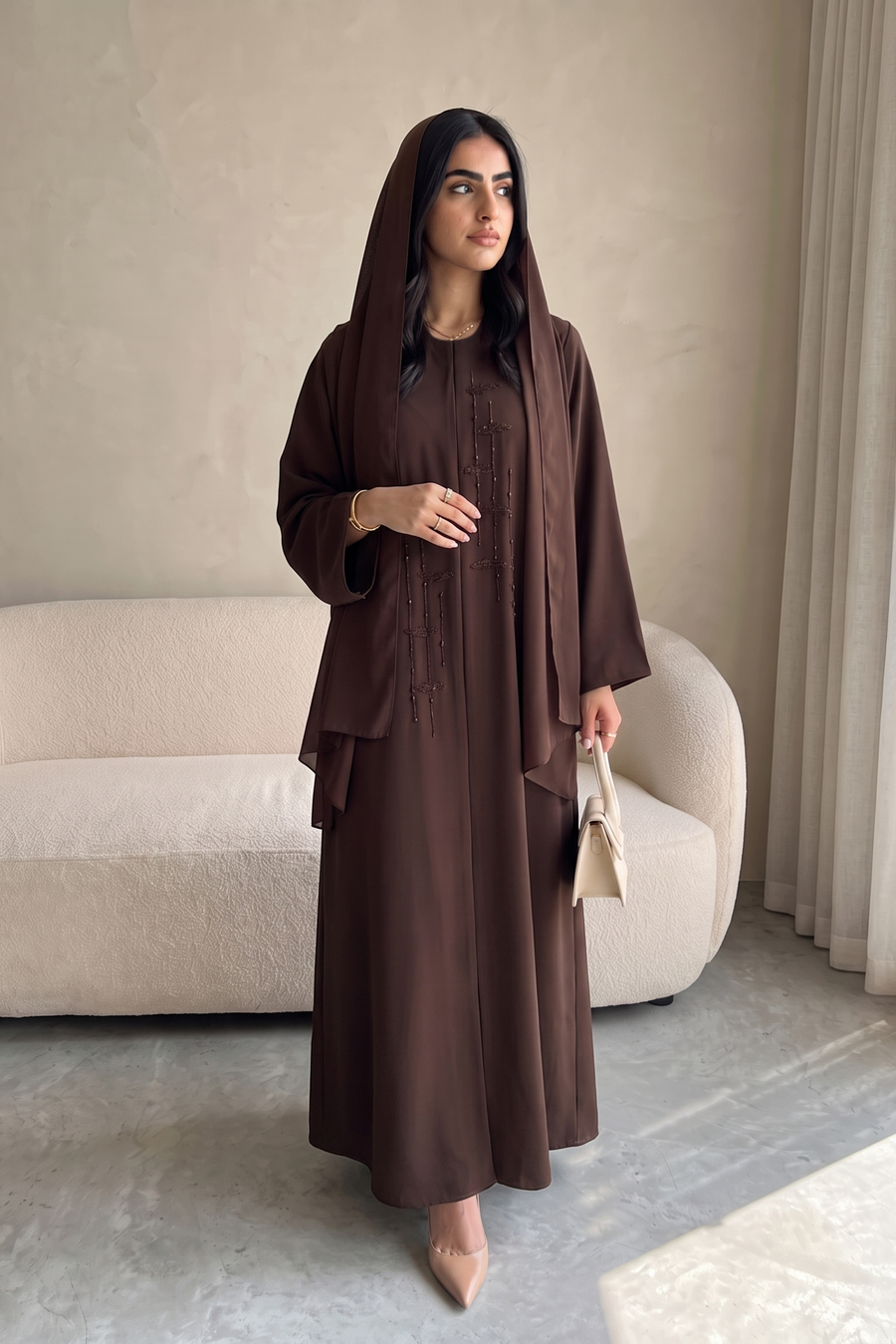 Cedar Blush Harmony Abaya