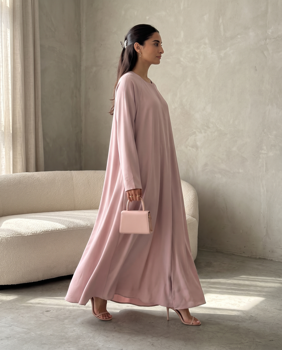 Blush Pearl Signature Essential Abaya