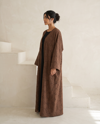 Mirage Mocha Brown Abaya