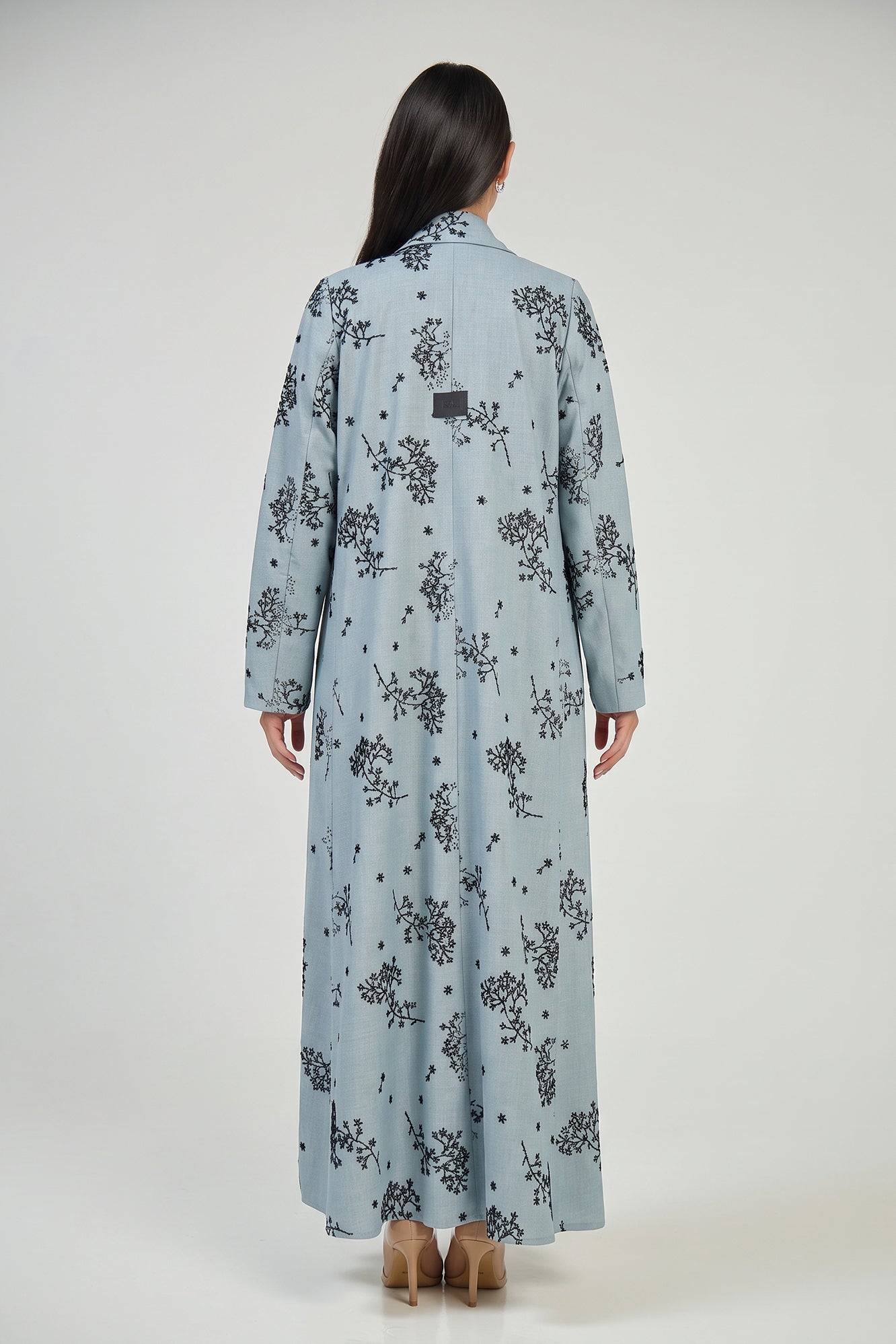 Frost Blossom Tailored Abaya