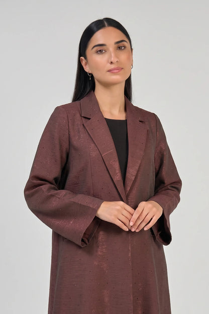 Mocha Tailored Luxe Abaya
