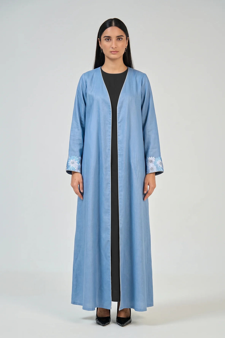 Sky Blossom Abaya