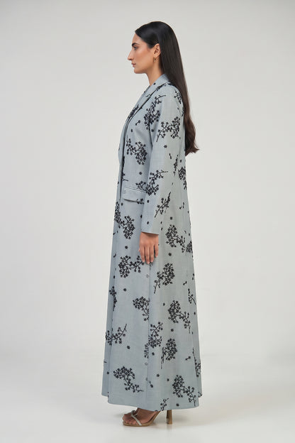 Frost Blossom Tailored Abaya