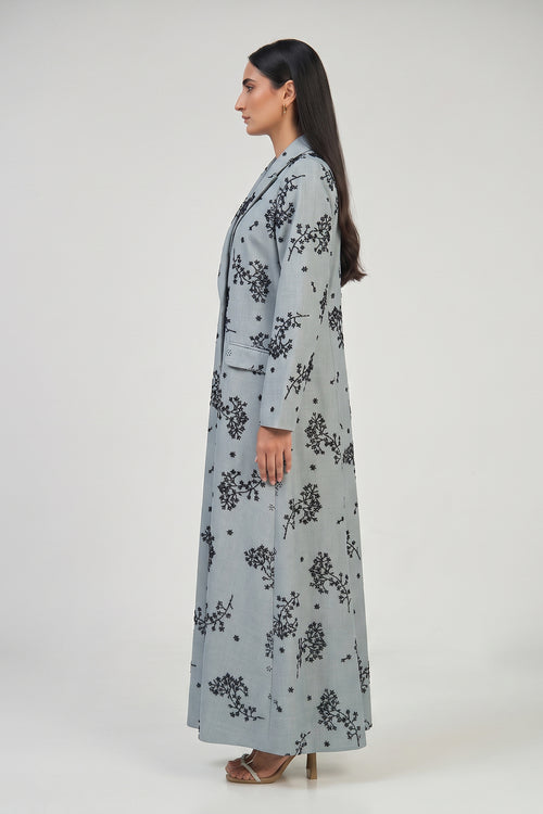Frost Blossom Tailored Abaya – hover image