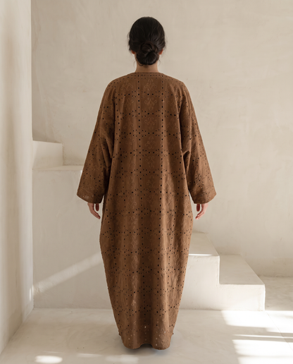 Mirage Mocha Brown Abaya