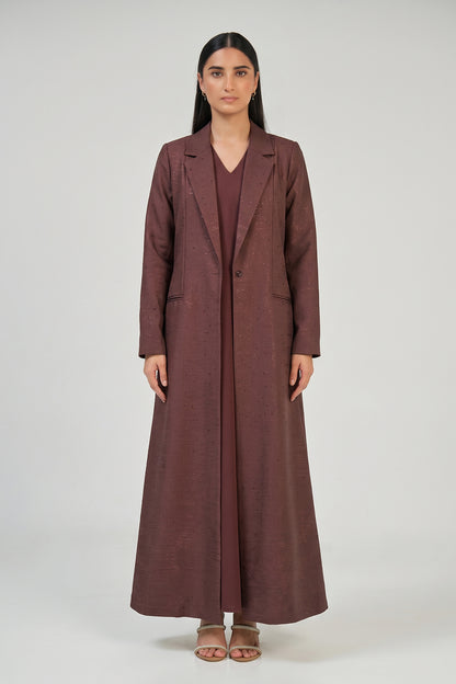 Mocha Tailored Luxe Abaya