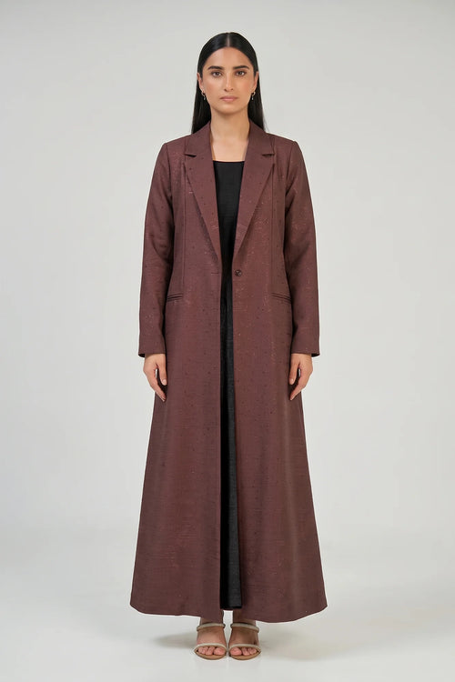 Mocha Tailored Luxe Abaya