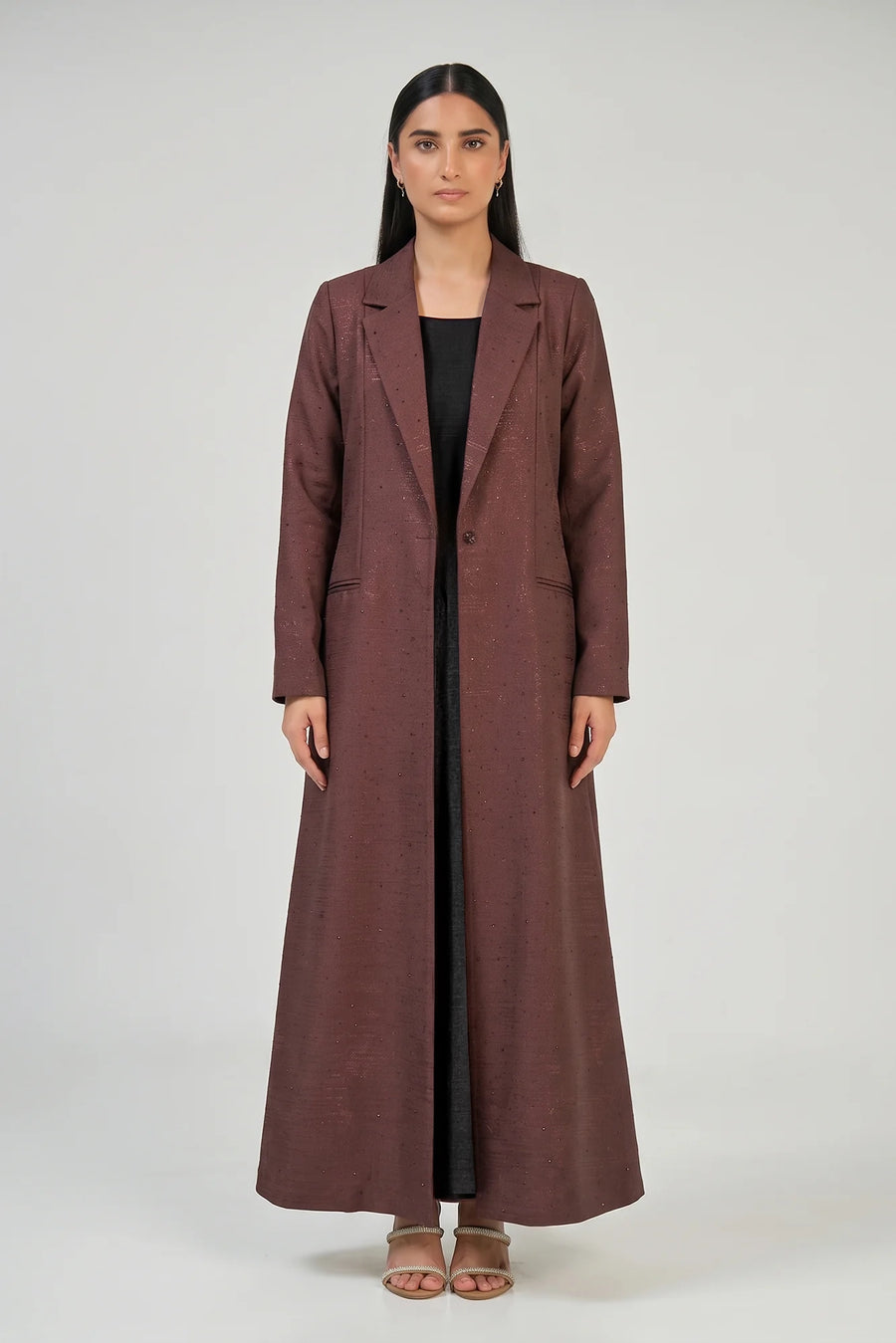 Mocha Tailored Luxe Abaya
