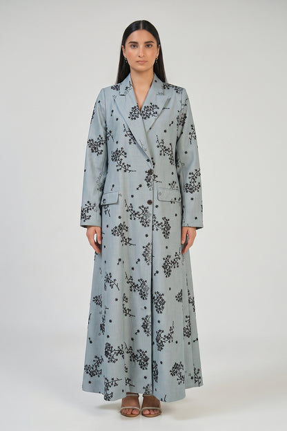 Frost Blossom Tailored Abaya